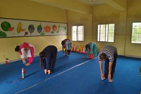 International Yog Day was celebrated enthusiastically at MVM Berasia in which Principal, staff and students participated wholeheartedly and practiced different Yoga Asanas.