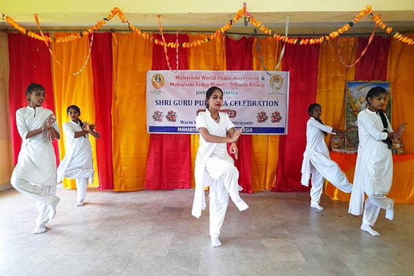 The festival of Guru Purnima was celebrated wholeheartedly at school premises. The students and staff presented various programmes i.e dance, songs, poems, speech on this occasion. 